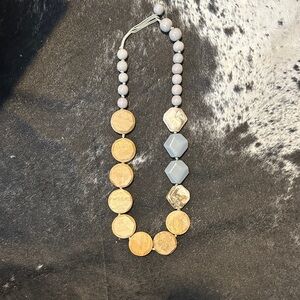 Wooden statement Necklace